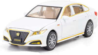 SPENOP 1:32 Die-cast Metal Toy Car for Kid Model Crown white(White, Pack of: 1)
