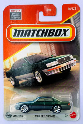 MATCHBOX 36/125 1994 LEXUS LS 400 TOY CAR(Green, Pack of: 1)