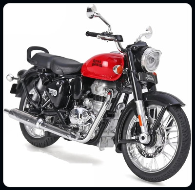 Ignite Bullet Bike Royal Classic 350 Diecast 1:15 Scale Alloy Enfield Toys-n(Multicolor, Pack of: 1)