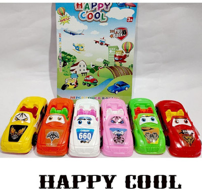 JYESHTHA CREATION Pull Back Mini Race Cars Set for Kids (Pack of: 6))(Multiclour, Pack of: 6)