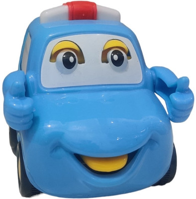 Aenox Smile car Toy Push & Go Car Toy for Kids' Play & Gift Multi Color(Blue, White, Pack of: 1)