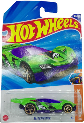 HOT WHEELS HW TRACK CHAMPS BLITZSPEEDER 2/5(Green, Pack of: 1)