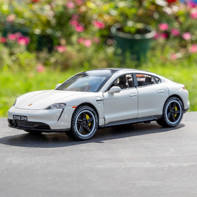 Arizuul Porsche Taycan 1:32 Ultra-Realistic Die-Cast Model – Perfectly Crafted(White, Pink, Blue, Red, Pack of: 1)