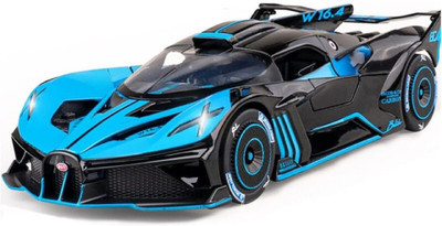 RUTSHRA 1:24 Die-cast Metal Car Bolide Car Toy blu RSH(Blue, Pack of: 1)