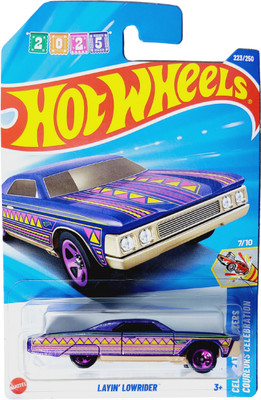HOT WHEELS C4982 LAYIN LOWRIDER DIE CAST TOY CAR(Multicolor, Pack of: 1)