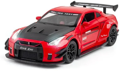 SPENOP 1:24 Scale Die-cast Metal Car GTR(Red, Pack of: 1)