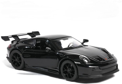 Wembley 1:32 Scale Diecast Car Model Metal Die Cast Car with Open Doors & Pull Back(Black)