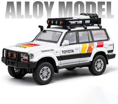 SKBD 1:24 Model LC80 Toy Car For Kids Die-cast Metal SKD(White, Pack of: 1)