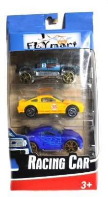 FLYmart Model Die Cast Hot Metal Speed Racing Cars |Free wheels 3 in 1 Car Set for Kids(Multicolor, Pack of: 3)