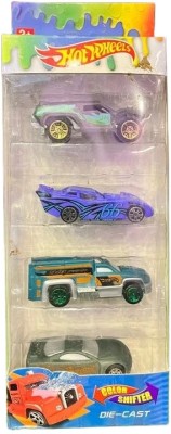 RAGVEE Various Styles Mini Cars for Kids-Assorted Die-Cast Metal Cars(Movie Vehicle Racing Kid Cars, 4 Mini Racing Metal Cars, Diecast Pullback Car Toy, Pack of: 4)