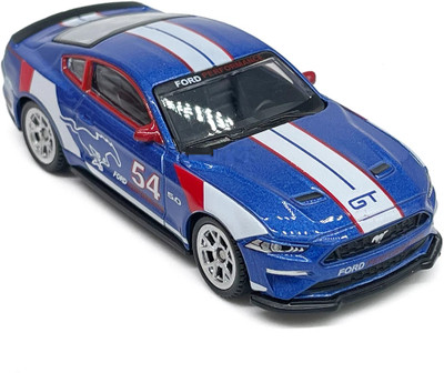 Zuuluzrs Racing Car 1/64 Scale Model Ford Mustang GT2018 Toy Car(Blue, Pack of: 1)