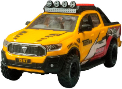 SARASI Off Roader Car For Kids, Pull Back Action, Openable Tailgate & Doors(Yellow, Pack of: 1)