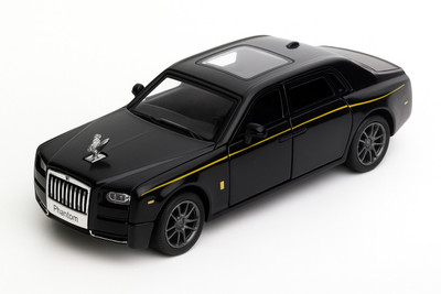 aztots 1:32 Small Mini Rolls Royce Mini Toy Car With Doors Can Be Open (Black)(Black)
