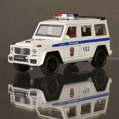 SKBD 132 Die-cast Police Toy Car for Kids G Wagon SKD(White, Pack of: 1)