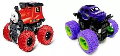 SR Toys Exclusive Combo Favorite Vehicle Monster Car & Thomas Enginee For Kids (Pack-2)(Multicolor, Pack of: 2)