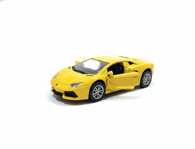 MODEL WORLD Luxury Style Metal Pull Back Car(Metallic Yellow, Metallic Red, Pack of: 1)
