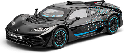 Just craft 1/24 Mercedes AMG One Metal Diecast Car Light Music Pull Back Car Toy for Kids(Multicolor, Pack of: 1)
