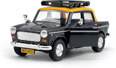 centy toys Queen 70's Taxi (Door Openable)(Black, Pack of: 1)
