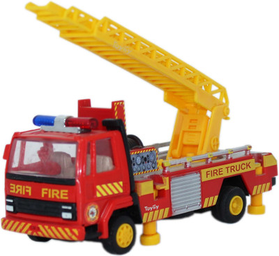 TECHZAGE FK_fire ladde truck - single -ct(Red, Yellow, Pack of: 1)