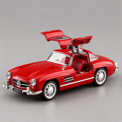 Ignite Vintage Toy Car 1:32 Scale Mercedes Diecast Metal with Light Music for Kids(Red, Pack of: 1)