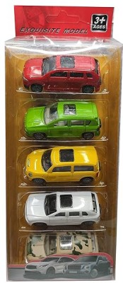 FunFlickers Die-Cast Mini Alloy Metal Car Mini Series Pull Back Action Car Set of 5 Cars(Multicolor, Pack of: 5)