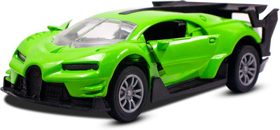 Toy Cloud 1:32 Scale Model Metal Car with Opening Doors, Pull Back Die Cast Racing Kar Toy(Green, Pack of: 1)
