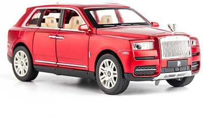 DEZICON ECOM 1:24 Scale Die Cast Rolls Royce Metal Car Toy With Light And Sound For Kid(Red, Pack of: 1)