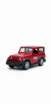 me ozy Thar Metal Toy Car for Kids | Pullback Die-Cast Vehicle with Openable Doors(Red, Pack of: 1)