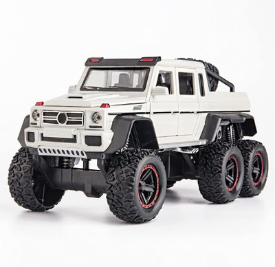 DUVEXA 1:24 Scale AMG 6x6 Metal Model Toy wht(White, Pack of: 1)