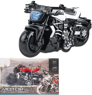 Neonx Mini pull-back racing bike toy for boys and girls indoor fun(Multicolor, Pack of: 1)