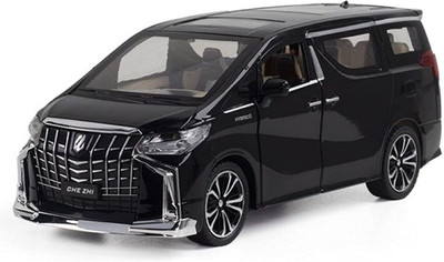 RUTSHRA 1:24 Alloy Metal Die-cast Model Alphard Toy Car RSH(Black, Pack of: 1)