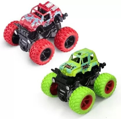 BRIJBAZAAR Pull And Go Monster Car Toy For Kids And Boys  (Multicolor, Pack Of: 1) For Rs. 90 @ 67 %