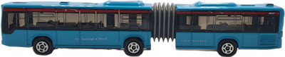 Sanjary Enterprises TOYTROVE 1:64 Diecast Model Mini Articulated Bus Alloy Metal Scaled Bus Model(Blue, Pack of: 1)