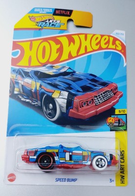 HOT WHEELS C4982 SPEED BUMP 9/10 HW ART CARS 163/250(Red, Pack of: 1)