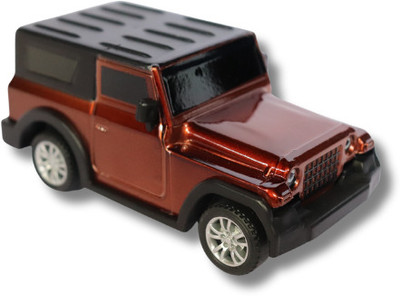WooZee THAR CAR MODEL METALLIC DESIGN MINIATURE SCALED MODEL WITH PULL-BACK ACTION(Maroon, Pack of: 1)