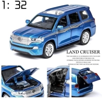 Magicwand Die-Cast Metal 1:32 Scale Land-Cruiser with Openable Doors and Pull Back Action(Colors As Per Stock, Pack of: 1)