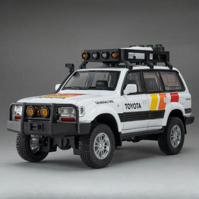 SKBD 1:24 Die-cast Metal LC80 Toy Car For Kids SKD(White, Pack of: 1)