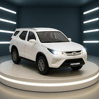 Tinywonders Toyota Fortuner Die-Cast Pull Back Car Sturdy Metal Model Toy Vehicle for Kids01(Multicolor, Pack of: 1)