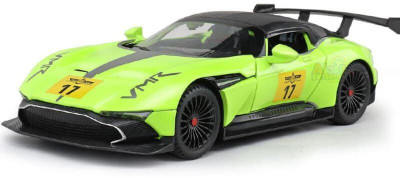 star impex Scale 1:24 Aston Martin GT - Alloy Diecast Pullback Metal Car Toy(Green, Pack of: 1)