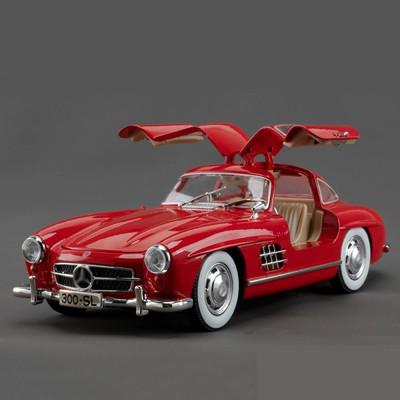 RUTSHRA 1:24 Vintage Die-cast Car Metal Toy Car 300 SL red RSH(Red, Pack of: 1)