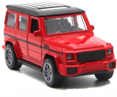 Storex Mercedes G Wagon Metal Toy Car: Pullback Action- Ideal for Kids(Red)