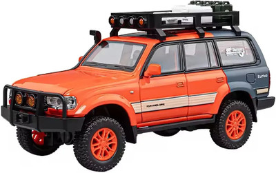 SPENOP 1:24 LC80 Toy Car For Kids Die-cast org(Orange, Pack of: 1)