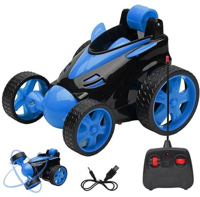 BALHATH Wireless Remote Control RC Stunt 360° Rotating Control Car (Stunt Car)(Multicolor)