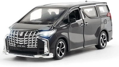 MOOBOO 1:32 Scale TOYO-TA ALPHOD Car Toy Model Car for Kids Die cast Model Car(Black, Pack of: 1)
