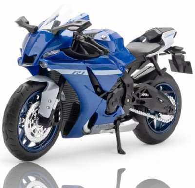 Ignite Yaamaha YZF R1 Bike Toy 1:12 Scale Die-Cast Metal Bike Light Music Toy for Kids(Blue, Pack of: 1)