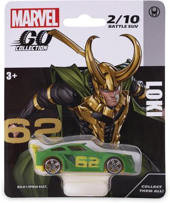 Marvel Go Loki Diecast Battle SUV Toy Car(Multicolor, Pack of: 6)
