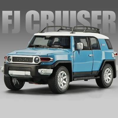 SKBD 1:24 Die-cast Metal Car FJ Cruiser Toy blu SKD(Blue, Pack of: 1)
