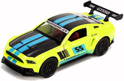 Storex Mustang GT Die Cast Car Metal Sports Car with Push Back Doors - Lights and Sound(musting gt)