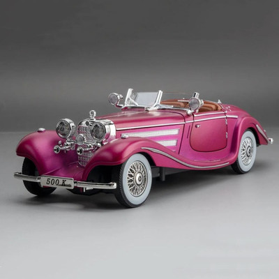 SKBD 1:24 Vintage Car Die-cast Model Toy Vintage Car SKD(Pink, Pack of: 1)