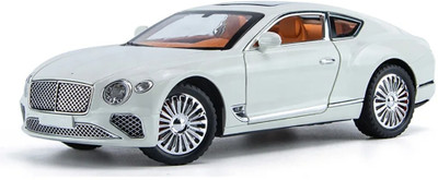 SPENOP Continental Toy Car 1:24 Die-cast Metal w1(White)